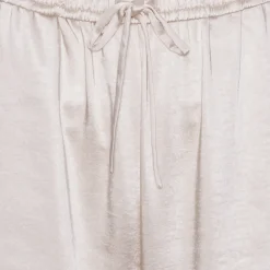 KARMAMIA Garcia Pant Ivory Rich Satin