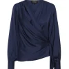 KARMAMIA Ines Blouse Navy