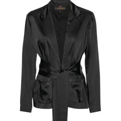 KARMAMIA Rex Tie Blazer Black Rich Black