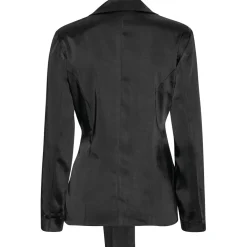 KARMAMIA Rex Tie Blazer Black Rich Black