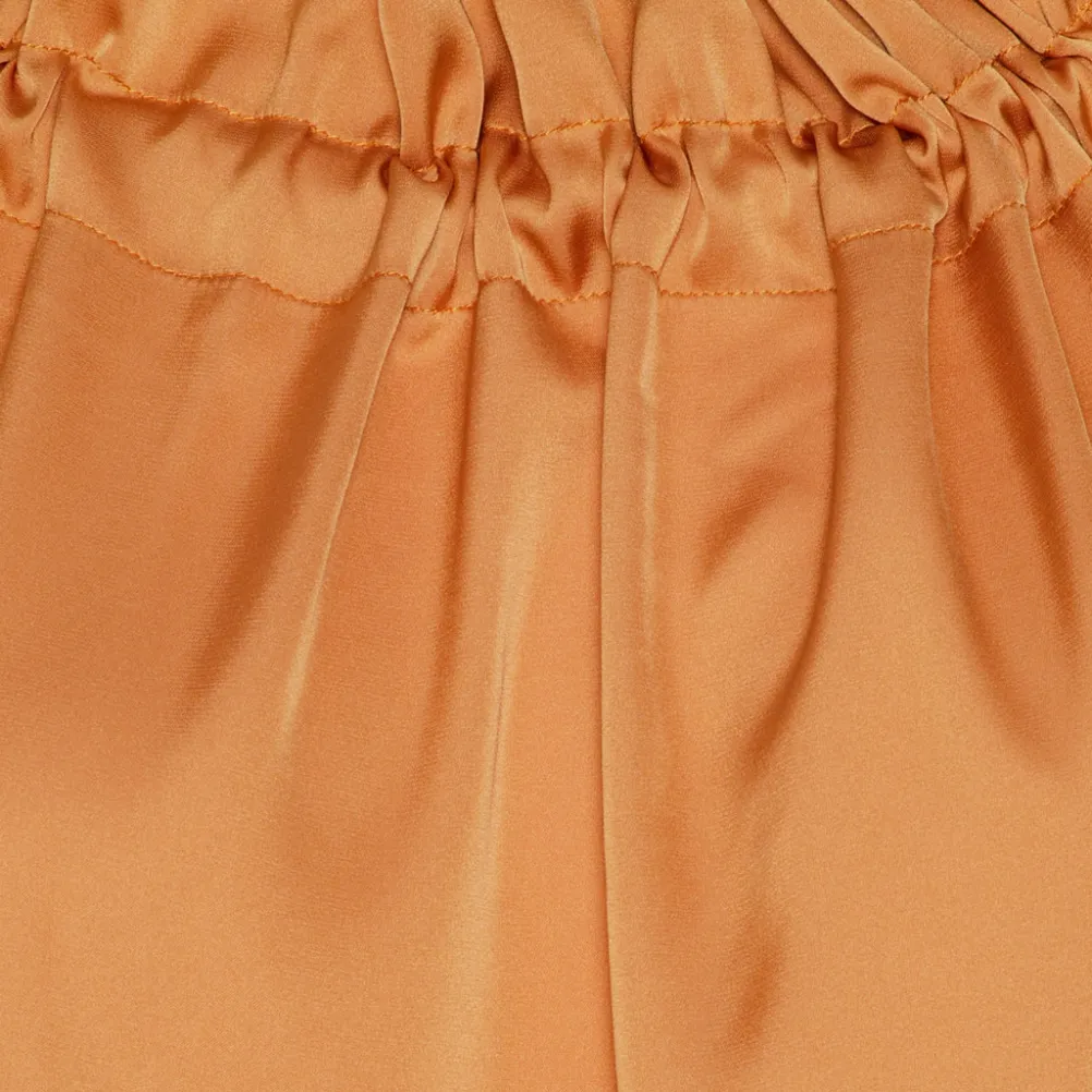 KARMAMIA Ruffle Tie Top Mango