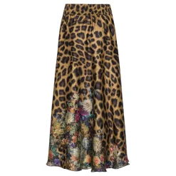 KARMAMIA Savannah Skirt Flower Leopard
