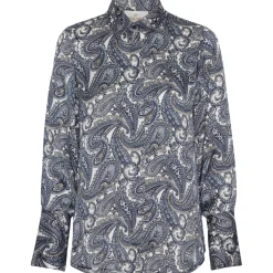 KARMAMIA Zoe Shirt Sapphire Paisley
