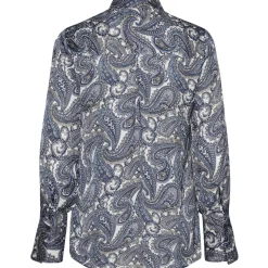 KARMAMIA Zoe Shirt Sapphire Paisley
