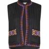 LOLLYS LAUNDRY Cairo Vest Washed Black