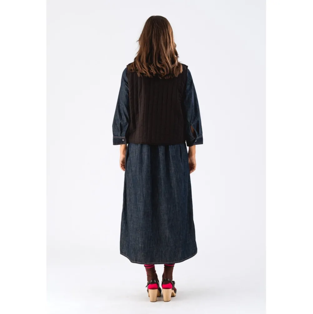 LOLLYS LAUNDRY Cairo Vest Washed Black