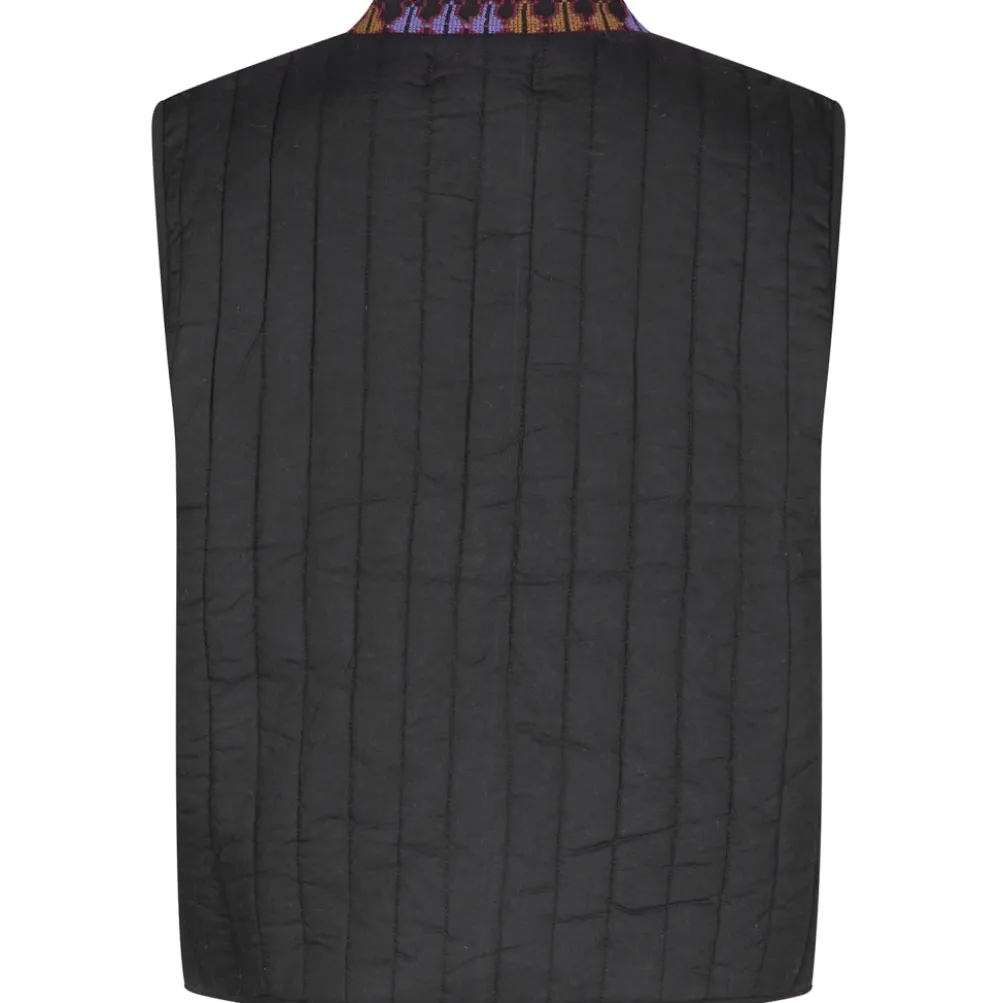 LOLLYS LAUNDRY Cairo Vest Washed Black