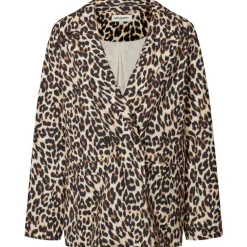 LOLLYS LAUNDRY Jolie Blazer Leo Print