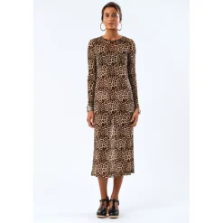 LOLLYS LAUNDRY Logan Maxi Dress Leopard Print