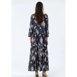 LOLLYS LAUNDRY Neel Maxi Dress Dark Blue