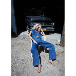 LOLLYS LAUNDRY Sam Vest Blue