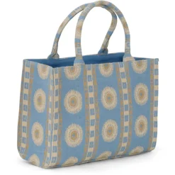 LUNA MOON Mid Tote Palma Aquamarine