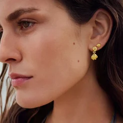 MAANESTEN Conca Earrings (guld/sølv)