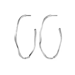 MAANESTEN Echo Grande Earrings (guld/sølv)