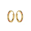 MAANESTEN Hoops Øreringe Nubia Big (guld/sølv)