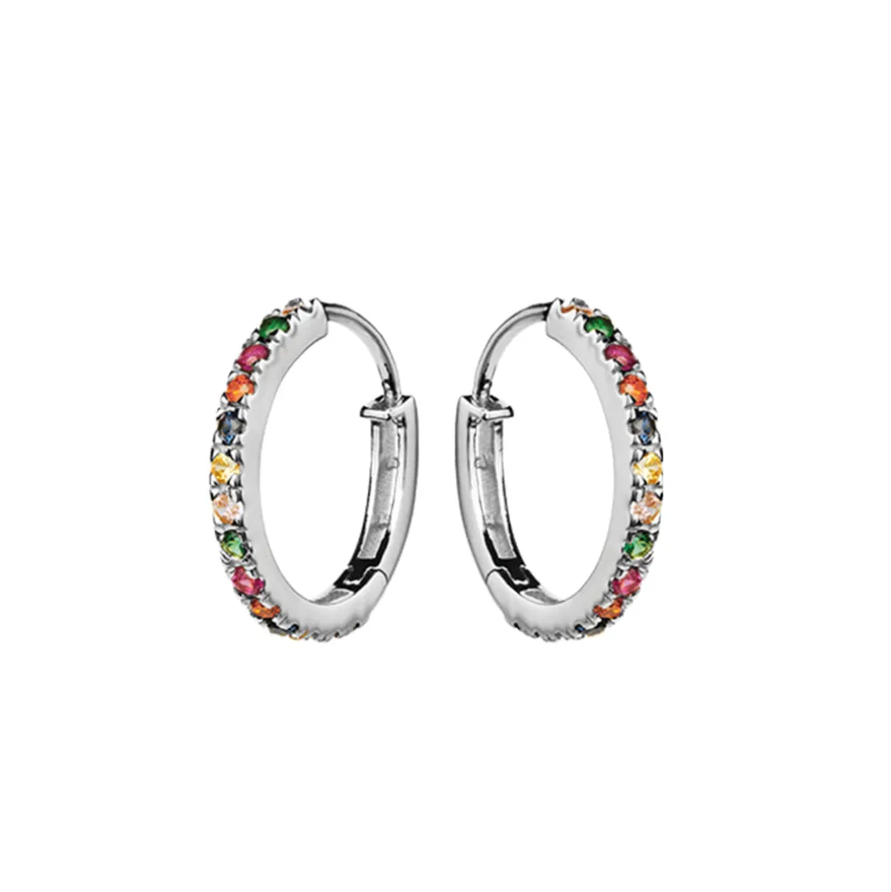 MAANESTEN Hoops Øreringe Nubia Big (guld/sølv)