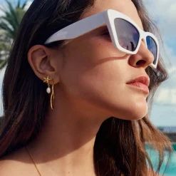 MAANESTEN Sandie Earrings (guld/sølv)