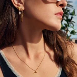 MAANESTEN Tide Necklace (guld/sølv)