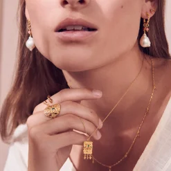 MAANESTEN Una Halskæde Sølv