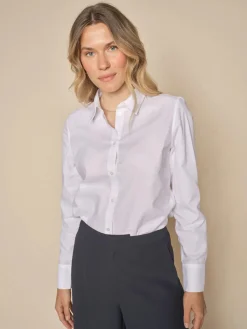MOS MOSH Anica Oxford Shirt White