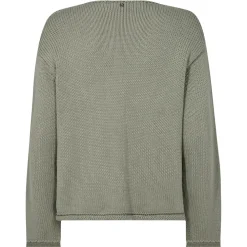 MOS MOSH Bine LS V-neck Knit Shadow