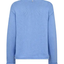 MOS MOSH Bine V-Neck Knit Hydrangea