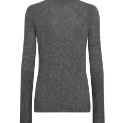 MOS MOSH Bouch O-Neck Knit Sharkskin