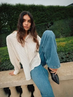 MOS MOSH Britze Cotten Shirt Ecru