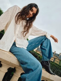 MOS MOSH Britze Cotten Shirt Ecru