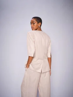 MOS MOSH Carli Inah Blazer Sesame