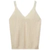 MOS MOSH Cressida Melange Knit Top Ecru