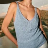 MOS MOSH Cressida Melange Knit Top Regatta