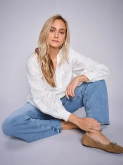 MOS MOSH Dara Vint Jeans Light Blue