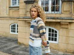 MOS MOSH Daya Patch Knit Skyway