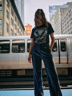 MOS MOSH Elli O-ss Tee Black