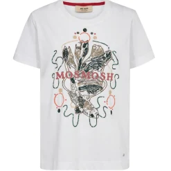 MOS MOSH Hallin O-SS Deco Tee White
