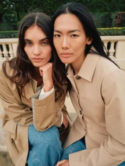 MOS MOSH Indrani Trenchcoat Sesame