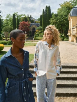 MOS MOSH Malti Denim Dress Dark Blue