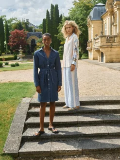 MOS MOSH Malti Denim Dress Dark Blue