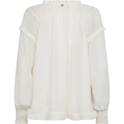 MOS MOSH Marb Sansa Emb Blouse Ecru