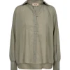 MOS MOSH Marcela Volie Shirt Shadow