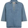 MOS MOSH Merla Deco Shirt Light Blue
