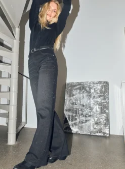 MOS MOSH Relee Star Jeans Dark Grey