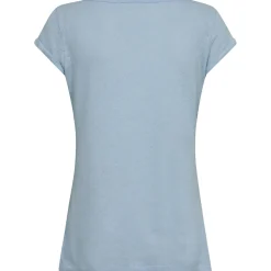 MOS MOSH Troy Tee SS Cashmere Blue