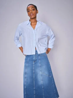 MOS MOSH Vina Tessa Shirt Skyway