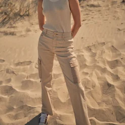 MOS MOSH Weneta Cargo Pant Ecru Regular