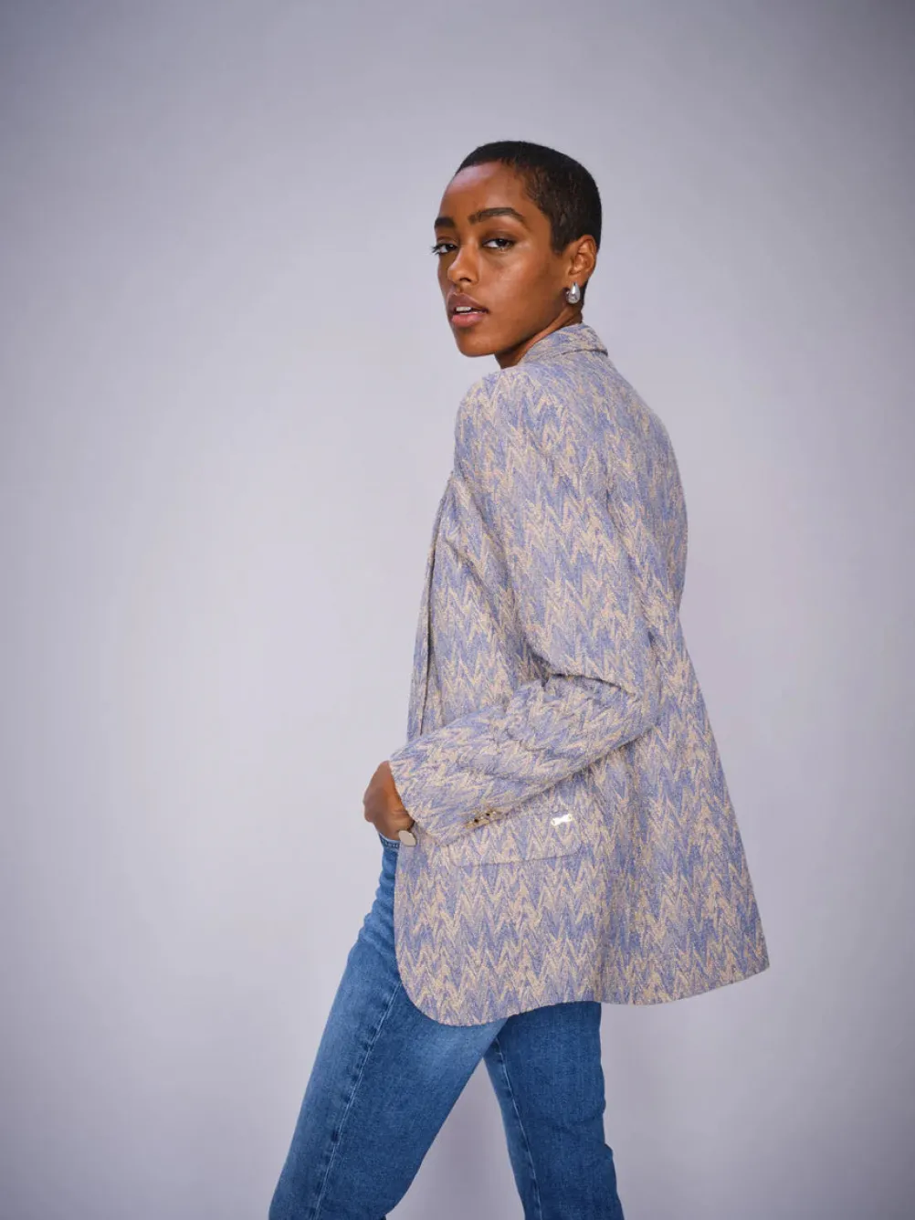 MOS MOSH Wren Eve Blazer Hydrangea