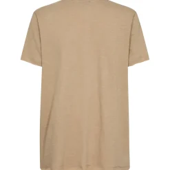 MOS MOSH Zano O-SS Embroidery Tee Sesame