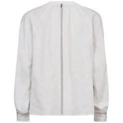 MOS MOSH Zeina Linen Blouse White