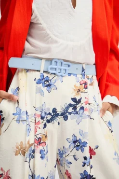 MUNTHE Matter Belt Light Blue